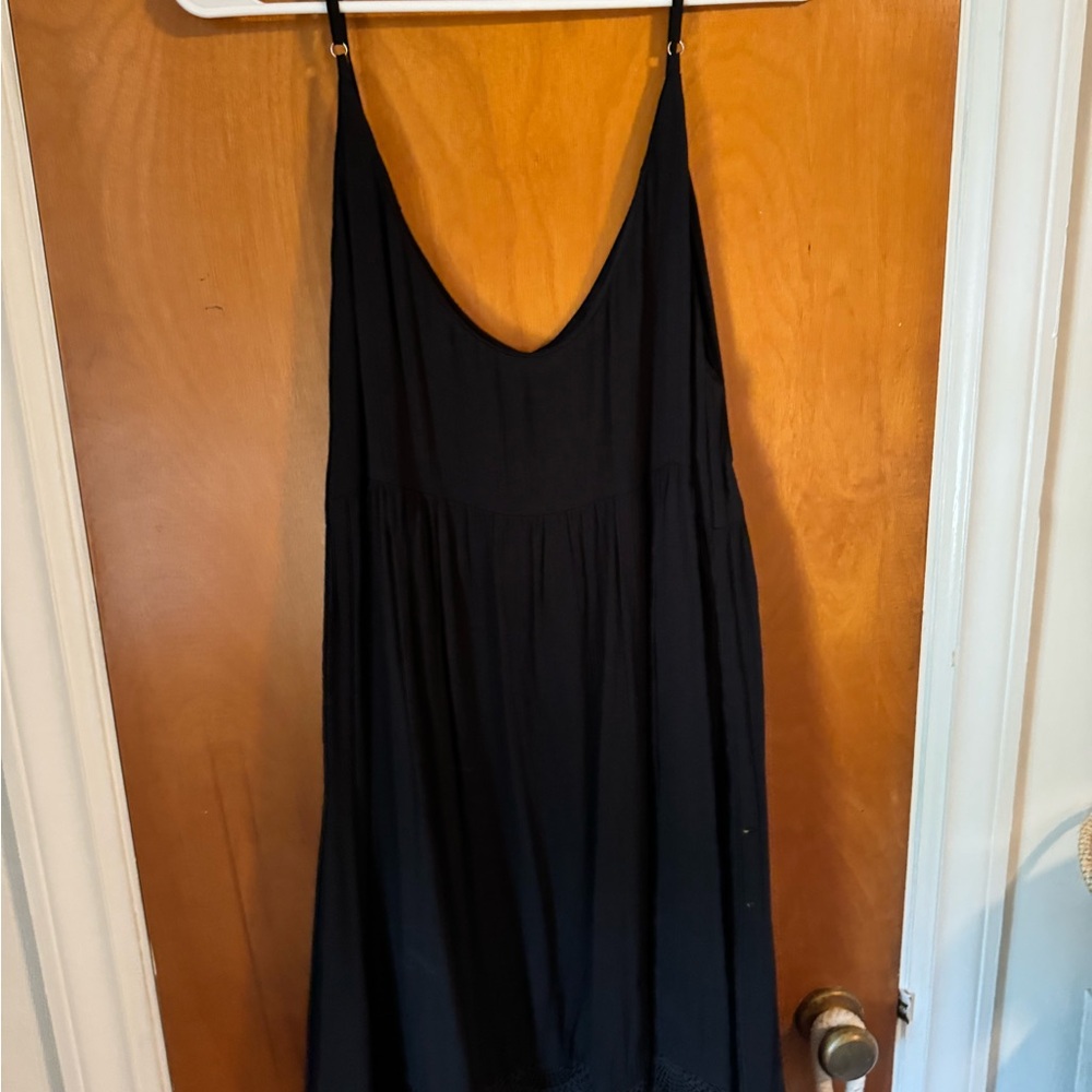 Lulu's Black Sleeveless Mini Dress